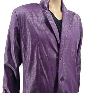 Purple Joker Trench Coat Costume  Suicide Squad Official Merchandise  Crocodile